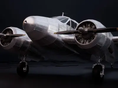 Beechcraft Model 18 3D model