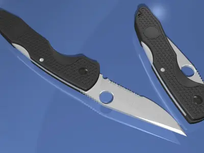 Folding Pocket Knife 3D model