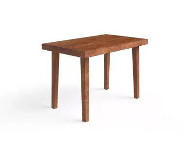 Modern Wood Dining Table WoodTable01 - MorisonDesign PBR Free low-poly 3D model