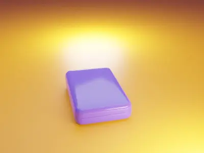 commercial laptop animation Low-poly 3D model