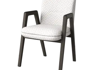  Replica Minotti Esterna Chair Model, Pale Grey 