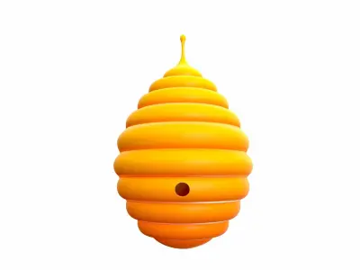 Bee Hive 3D model