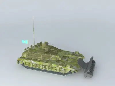 Mini Tank for the airborne troops Free 3D model