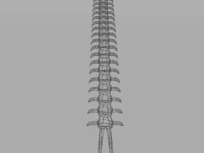 Scolopendra crab Low-poly 3D model