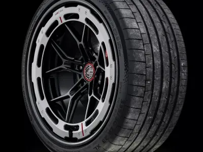 Continental Sport Contact 6 335 30 ZR23 3D model