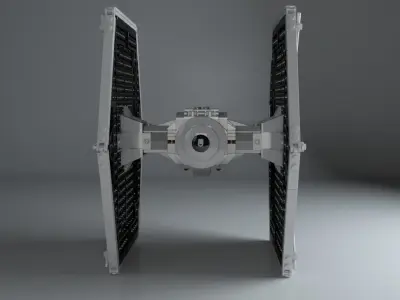 LEGO Starwars TIE fighter 3D model