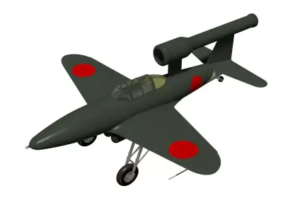 kawanishi baika 3D model