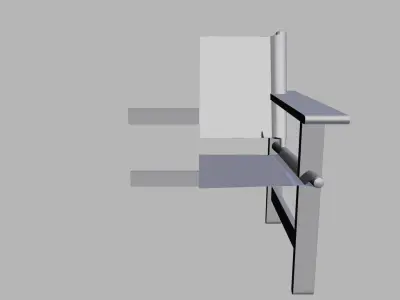 Canvas Chair Free 3D model