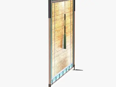 Lilian Marquand Firescreen - Bambou Tigre 3D model