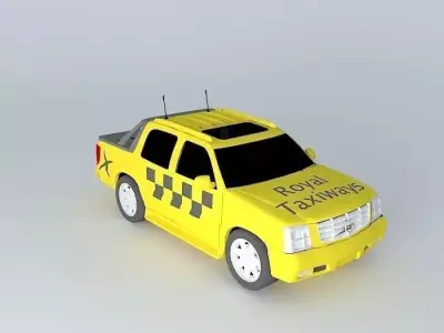 Royal Taxiways Cadillac Escalade EXT Free 3D model