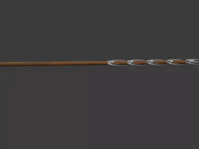 Wolfs broom Low-poly 3D model