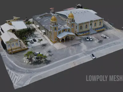 Brazilian Historic Church - Imarui 3D Scan 3D model