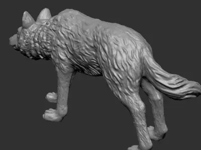 wolf model 3D model