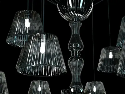 Adria chandelier by italamp 3D model
