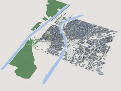 Seville City Spain 3D model