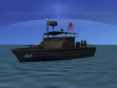 PBR Patrol Boat Riverine 3D model