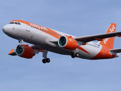 EasyJet A320 3D model