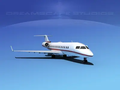 Bombardier Challenger 850 V11 3D model