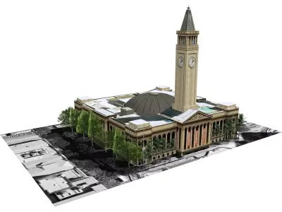 Brisbane City Hall 3D model