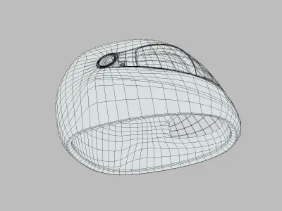 Superbike Helmet Low Poly PBR Realistic Low-poly 3D model