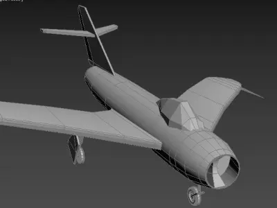 MiG 17 3D model