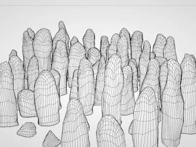 Alien Planet Environment Pack 171 Low Poly Sci-Fi 3D Assets Low-poly 3D model