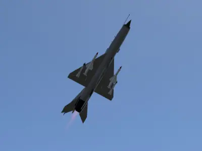  MiG-21 CGI 3D Model  Low-poly 3D model