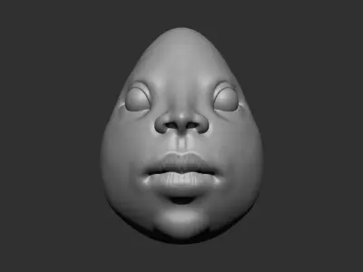Eggface3d print Free 3D print model