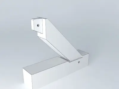 hidden interface beam brace connection Free 3D model