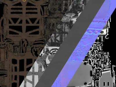 S and S PlateFrame Platecarrier Low-poly 3D model