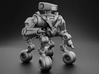 Robot tank 3D Print model 3D print model