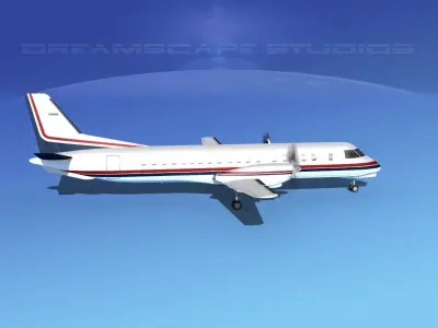SAAB 2000 Corporate 2 3D model