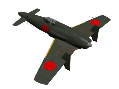 Kyusyu J7W2 Shinden kai 3D model