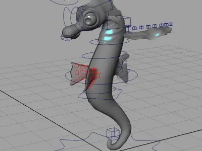 Rig Horsi Low-poly 3D model