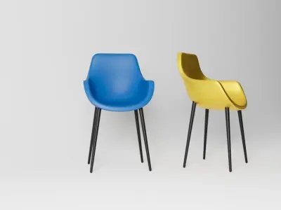 Enri Chair 001 Free low-poly 3D model