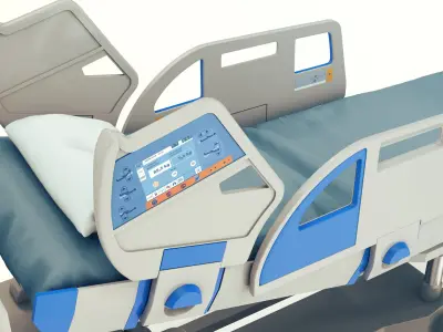 Medical Bed 3D model purchase