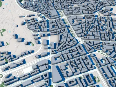 Caceres City Spain 3D model