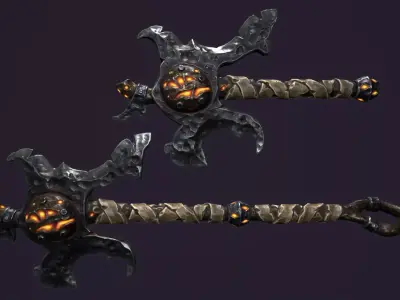 Brute poleaxe Free 3D model