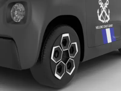 Citroen Ami 2020 Police 3D model