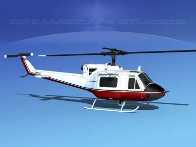 Bell 204 Mission Critical 3D model