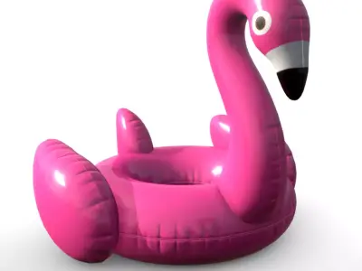 Flamingo Float Pool  3D model
