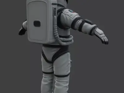 Realistic Astronaut Space Suit 3D model