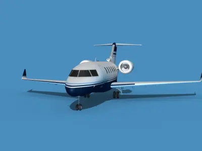 Bombardier CL-604 Challenger V04 3D model