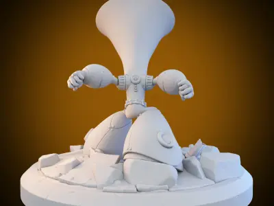 HERO LANDING POSE 3D print model