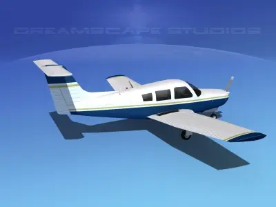 Piper Turbo Arrow III 3D model
