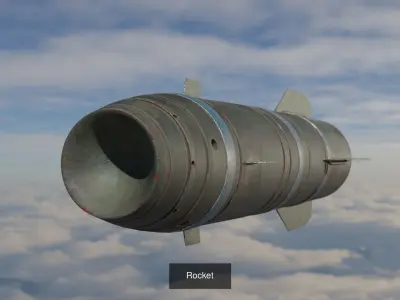 Rocket 3D models 3D Model Collection