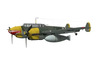Messerschmitt Bf110 E1 3D model