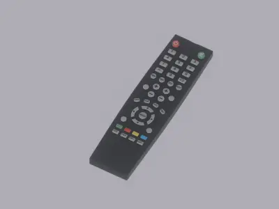 TV Remote Control 3D model