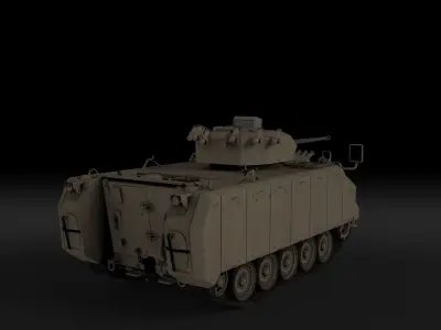FNSS M113A4 Low-poly 3D model