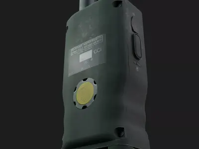 AN PRC Tactical Radio  Game Ready Prop Low-poly 3D model